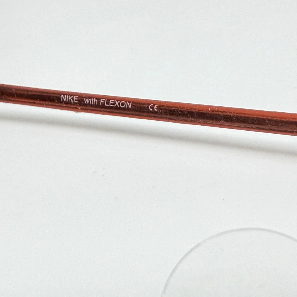 Nike 4617 222 Flexon Eyeglasses Frames Brown Orange‎ Rectangular 45-19-130 21572